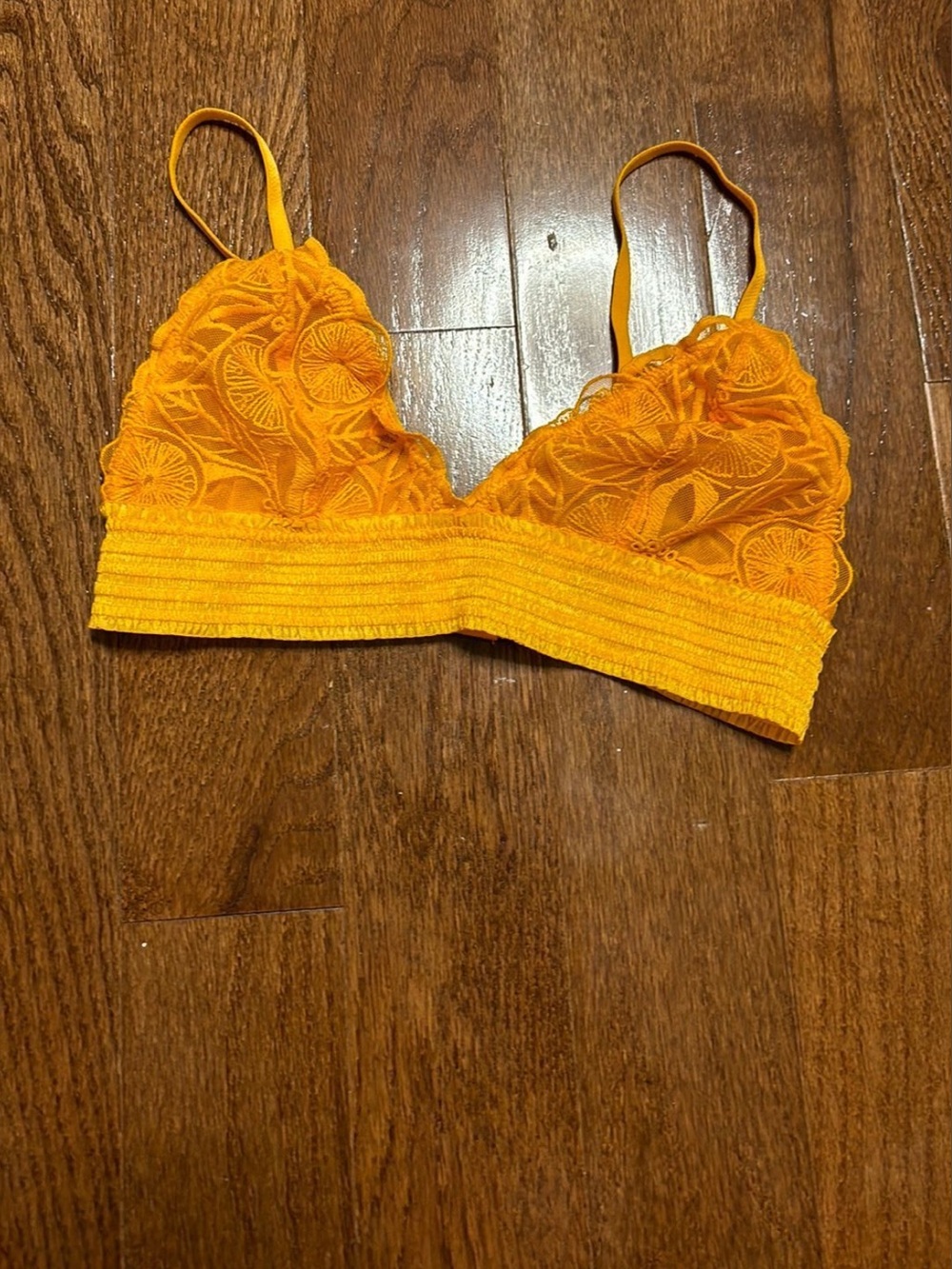 aerie orange bralette